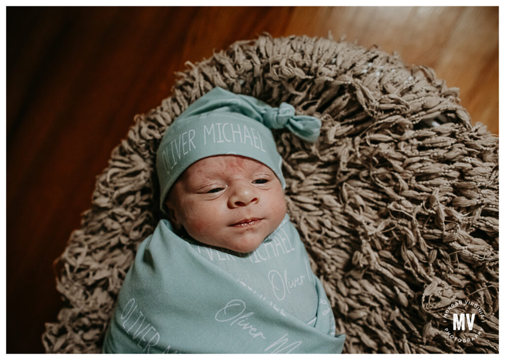 oliver clinton township michigan in home newborn photographer morgan virginia photography