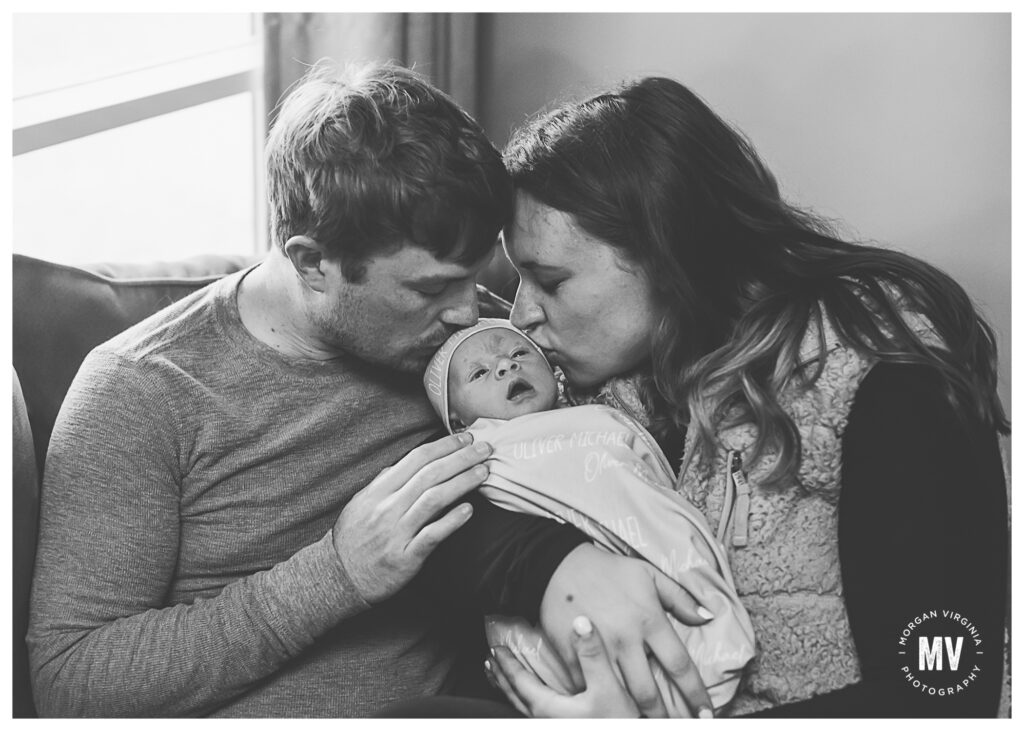 oliver clinton township michigan in home newborn photographer morgan virginia photography