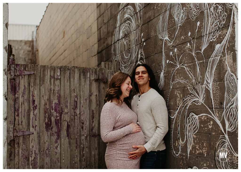 holly and lucas downtown lake orion maternity photographer morgan virginia photography