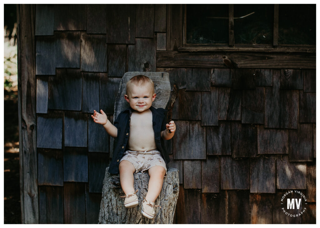 oliver one year michigan family photographer morgan virginia photography